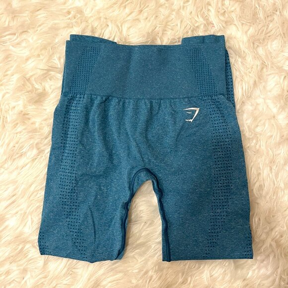 Gymshark Pants - Gymshark Vital Seamless High Rise Electric Blue Marl Leggings Small